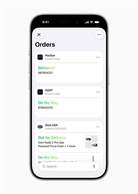 View recent purchases in the Wallet app