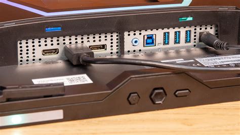 ViewSonic Elite XG270 ports, cabling and interface