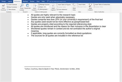 Viewing Footnotes in the Main Document Text
