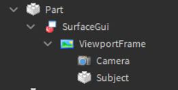 ViewportFrames do not render within SurfaceGuis if descended from 