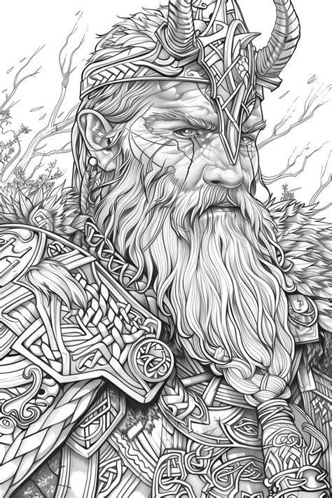 Viking Coloring Pages For Adults