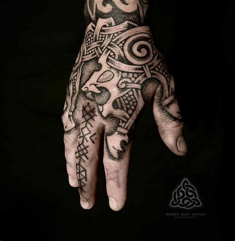 Viking Hand Tattoos