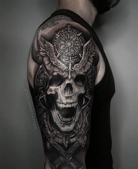 Viking Skull Tattoo