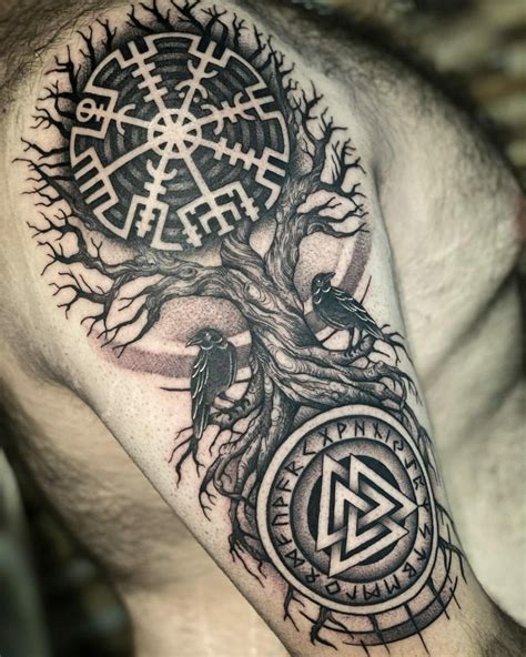 Viking Tree Of Life Tattoo