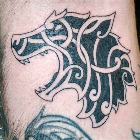 Viking Wolf Tattoo