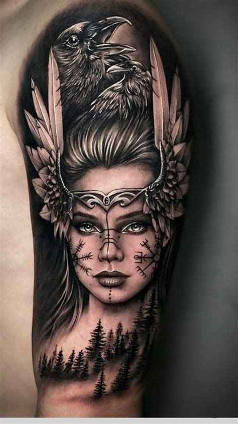 Viking Woman Tattoo