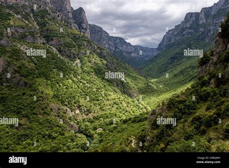 Vikos Gorge panoramic view