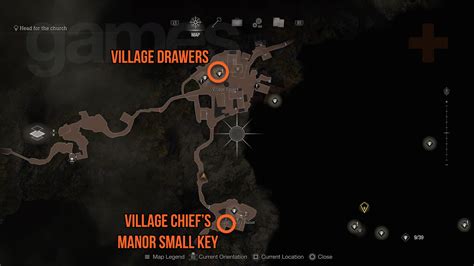 Village small key locations