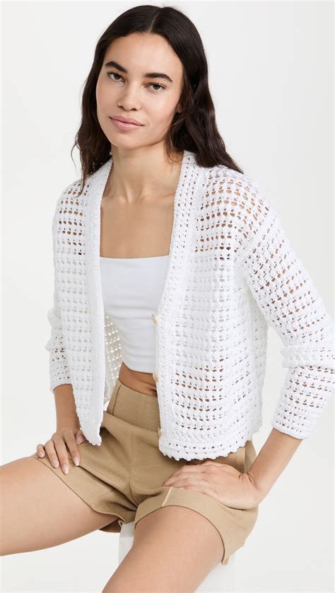 Vince Crochet Cardigan