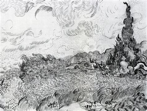 Van Gogh Line Drawings