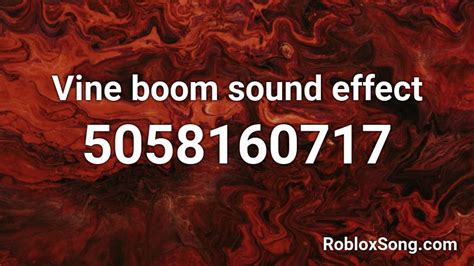 Vine Boom Sound Effect Roblox ID - Try Hard Guides