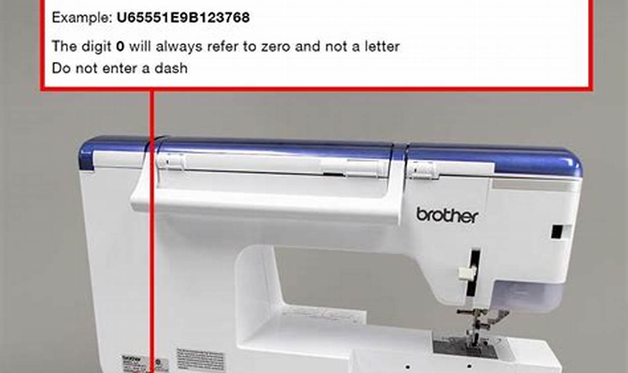 Vintage Brother Sewing Machine Serial Number Lookup