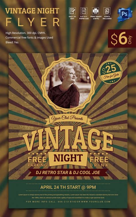 32+ FREE Vintage Flyer Templates [Customize & Download]