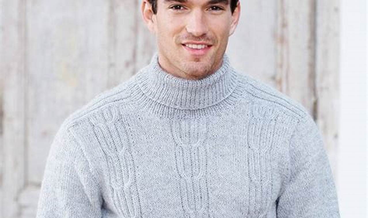 Vintage Knitting Patterns for Men's Sweaters: A Timeless Style