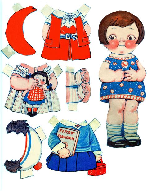 Miss Missy Paper Dolls Antique French Doll Paper Dolls