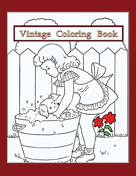 Vintage Coloring Book Pages