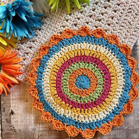 Vintage Potholders Crochet Pattern Free
