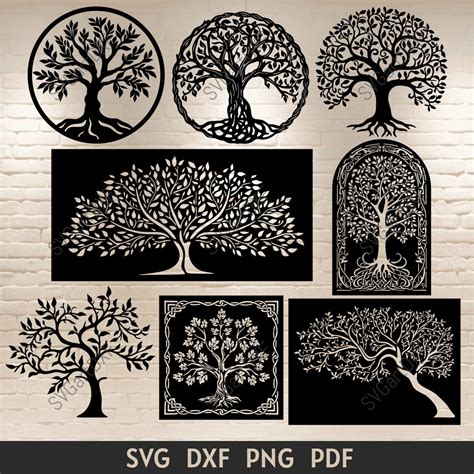 Download Vintage Tree DXF Files