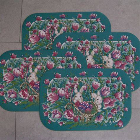 Vinyl Easter Placemats