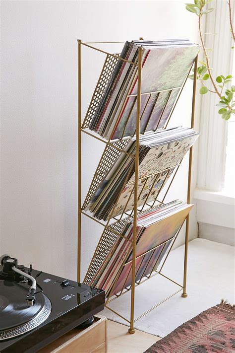 LP Vinyl Record Storage Stand/Rack in Solid Oak by VinylSap