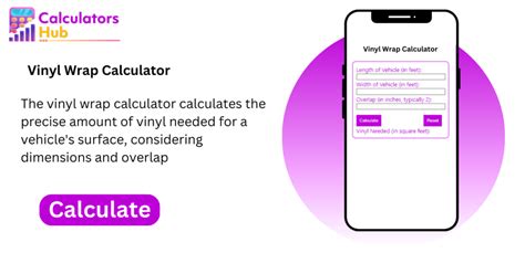 Vinyl Wrap Calculator