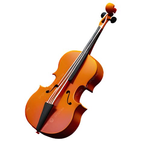 Violin 3D PNG