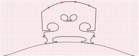 Violin Bridge Template