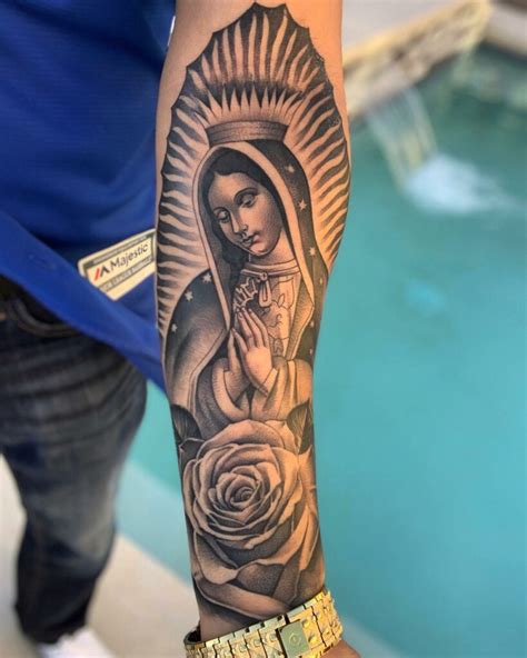 Virgen De Guadalupe Tattoo On Forearm Best Tattoo Ideas