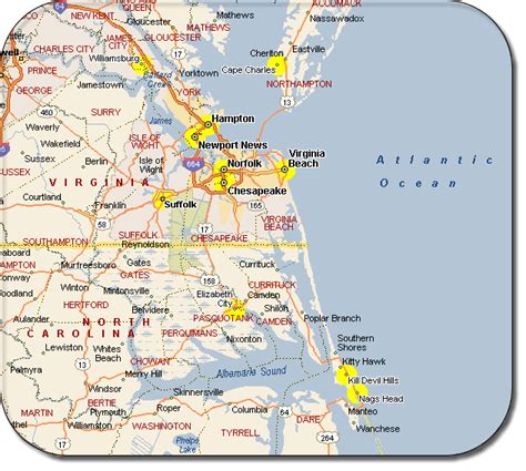 Virginia Beach Map