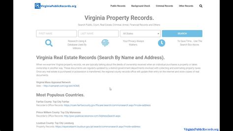 Virginia Beach Virginia Property Tax Records