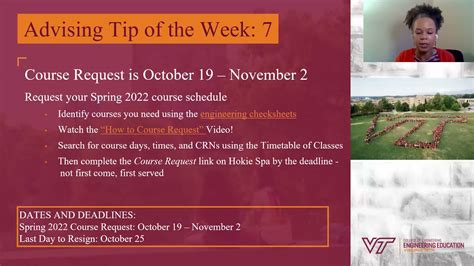 Virginia Tech Spring 2024 Timetable Of Classes