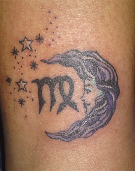 Virgo Zodiac Sign Tattoos