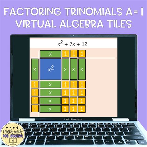 Virtual Algebra Tiles