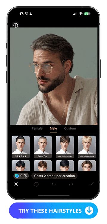 Virtual Hairstyle Free For Men