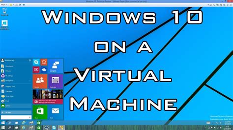 Virtual Machine on Windows 10
