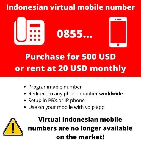 Virtual Number Indonesia