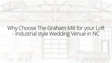 Virtual Open House - The Graham Mill