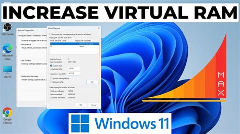 Virtual RAM Memory Windows 11