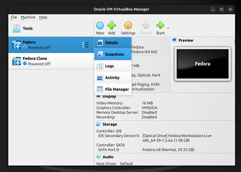 VirtualBox, VMWare, and Snapshots
