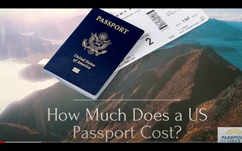 Visa And Passport Fees