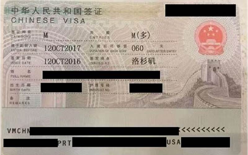 Visa China M