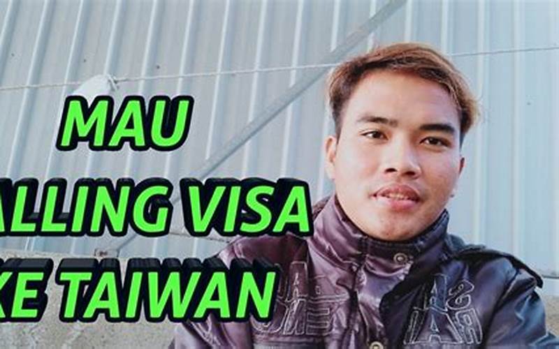 Visa Kerja Di Taiwan