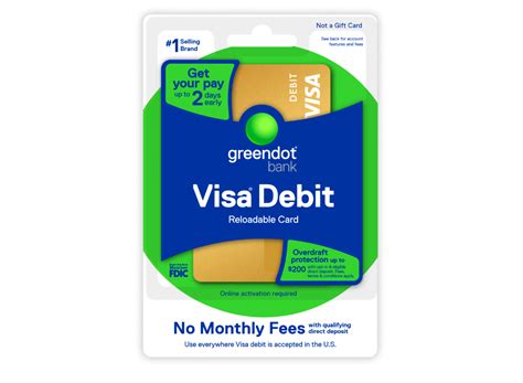 Visa Debit Card | Reloadable Debit Card | Green Dot