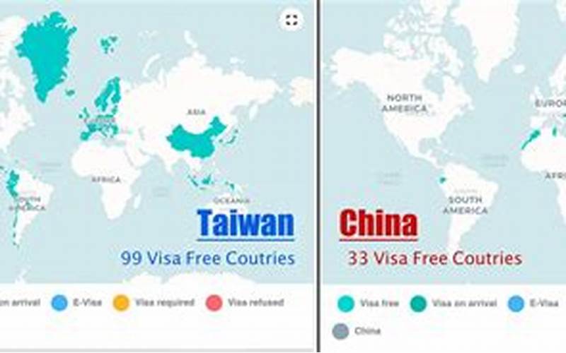 Visa-Free Countries To Taiwan