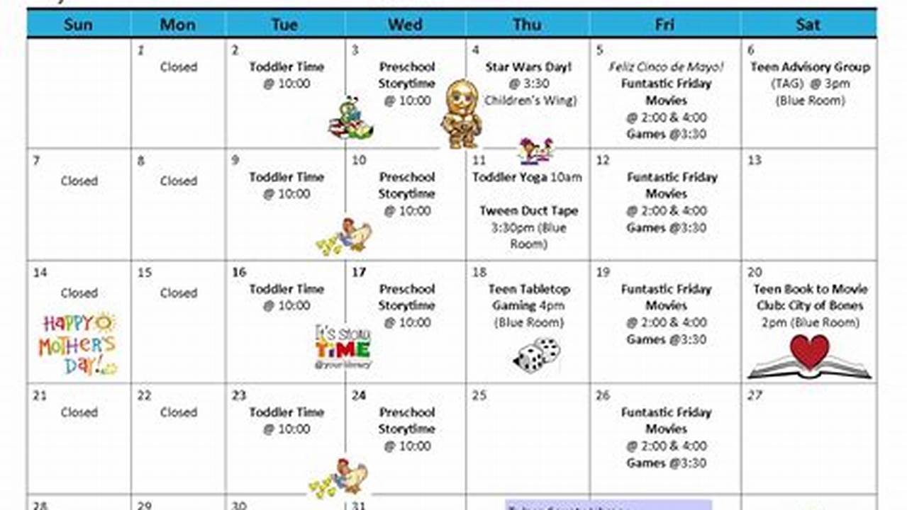 Visalia Library Calendar Of Events