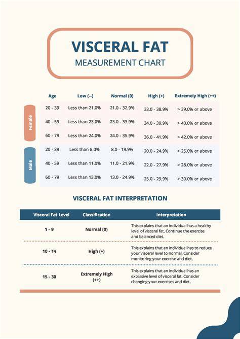 Visceral Fat Level Chart