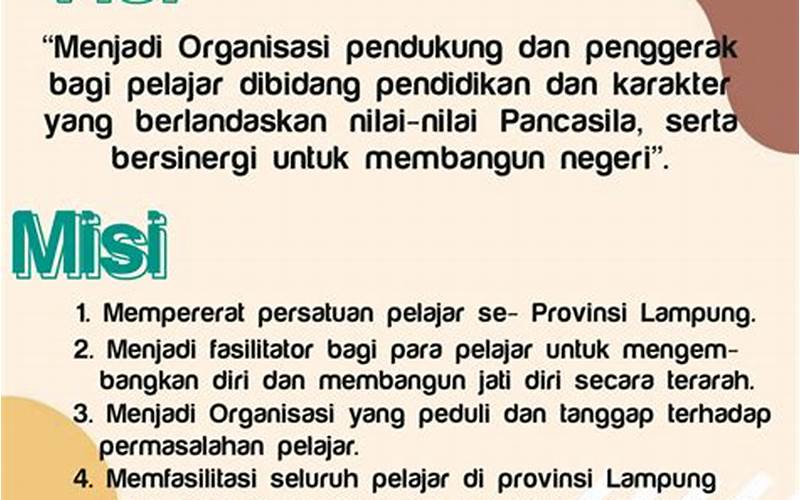 Visi Dan Misi Bpd Lampung