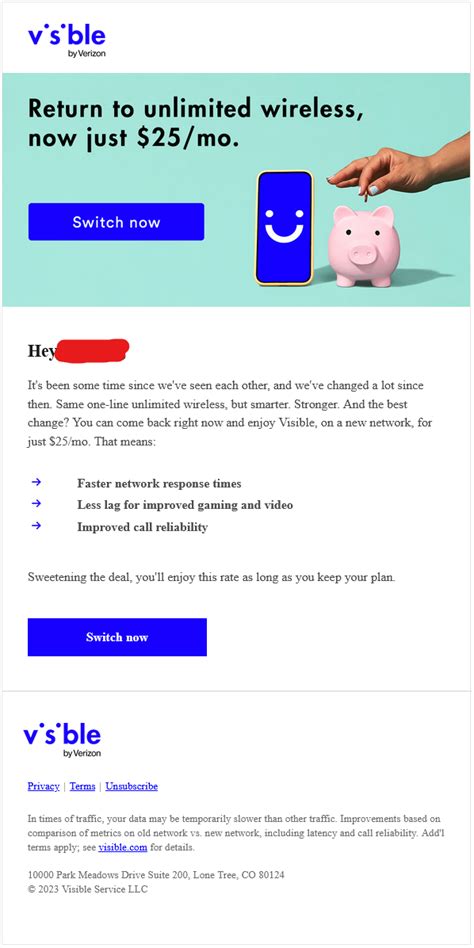 Visible Wireless now $25 per month