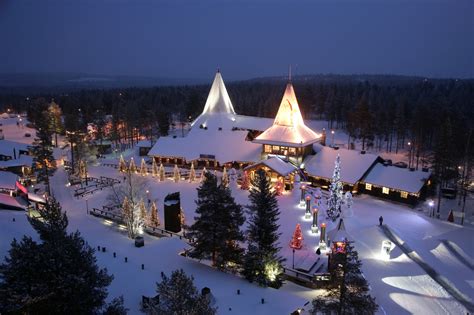Visiting Santa Claus Village