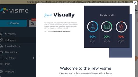 Visme: Getting started
